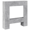 Takkakehys betoninharmaa 81x18x82 cm tekninen puu