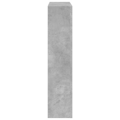 Takkakehys betoninharmaa 81x18x82 cm tekninen puu