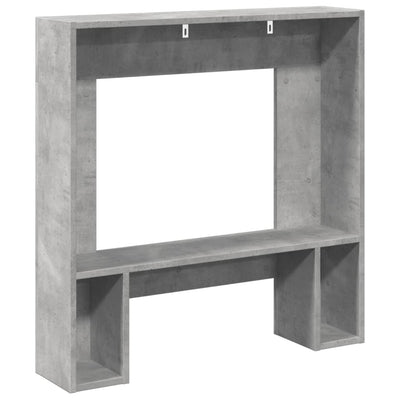 Takkakehys betoninharmaa 81x18x82 cm tekninen puu