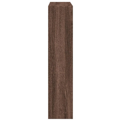 Takkakehys ruskea tammi 81x18x82 cm tekninen puu