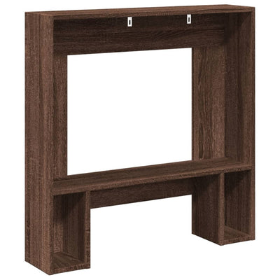 Takkakehys ruskea tammi 81x18x82 cm tekninen puu