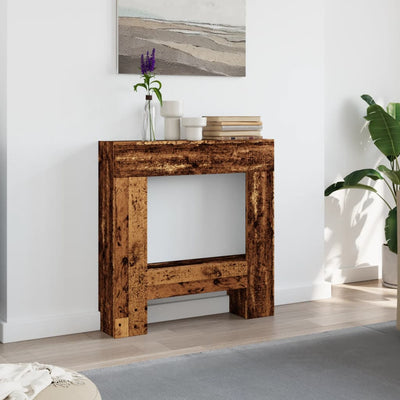 Takkakehys vanha puu 81x18x82 cm tekninen puu