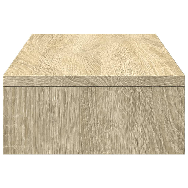 Näyttöteline Sonoma-tammi 60x24x10,5 cm tekninen puu