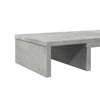 Näyttöteline betoninharmaa 60x24x10,5 cm tekninen puu