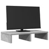 Näyttöteline betoninharmaa 50x27x10 cm tekninen puu