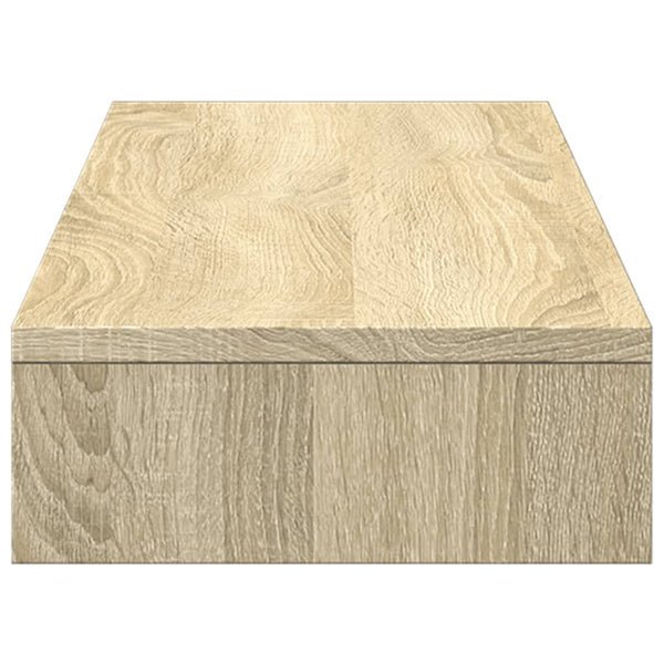 Näyttöteline Sonoma-tammi 100x27x10 cm tekninen puu