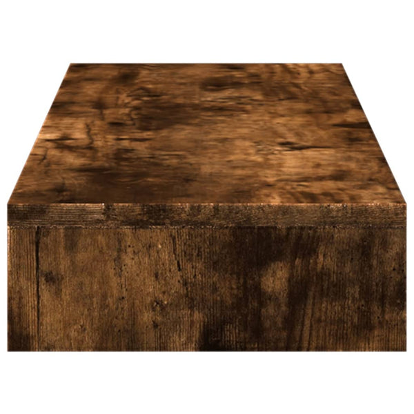 Näyttöteline savutammi 100x27x10 cm tekninen puu