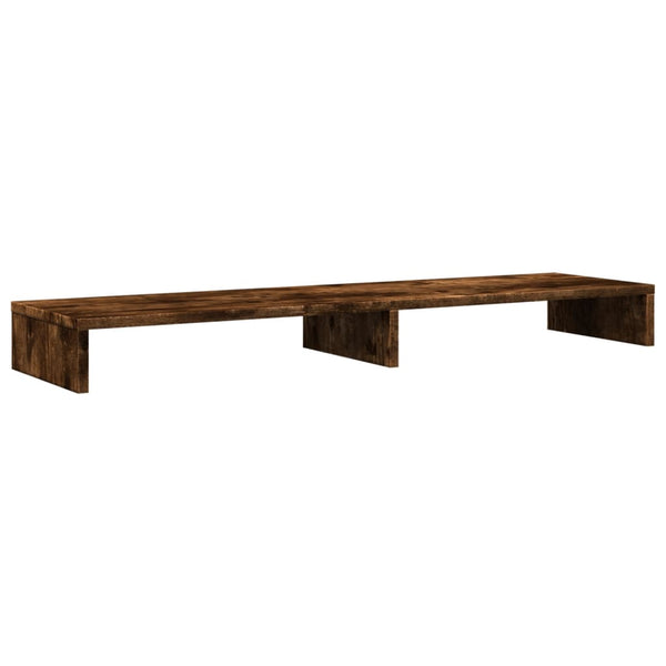Näyttöteline savutammi 100x27x10 cm tekninen puu
