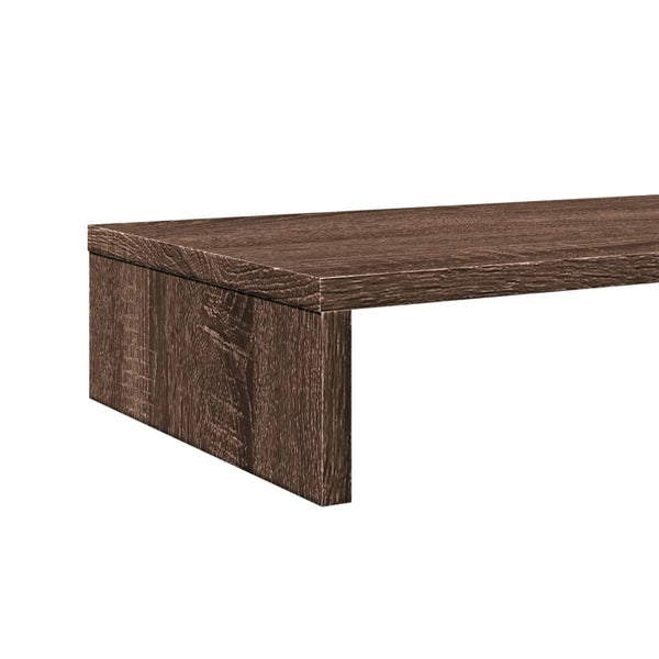 Näyttöteline savutammi 100x27x10 cm tekninen puu