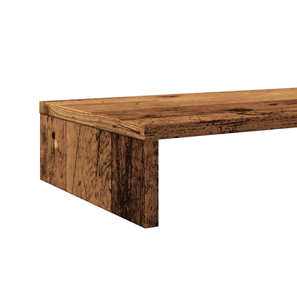 Näyttökoroke musta 100x27x10 cm tekninen puu