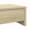 Näyttöteline laatikoilla Sonoma-tammi 50x27x15 cm tekninen puu