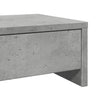 Näyttöteline laatikoilla betoninharmaa 50x27x15 cm tekninen puu