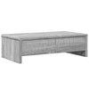 Näyttöteline laatikoilla harmaa Sonoma 50x27x15 cm tekninen puu