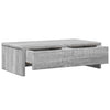 Näyttöteline laatikoilla harmaa Sonoma 50x27x15 cm tekninen puu