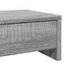 Näyttöteline laatikoilla harmaa Sonoma 50x27x15 cm tekninen puu
