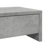 Näyttöteline laatikoilla betoninharmaa 100x27x15cm tekninen puu