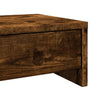 Näyttöteline laatikoilla savutammi 100x27x15 cm tekninen puu