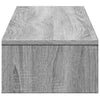 Näyttöteline laatikoilla harmaa Sonoma 100x27x15cm tekninen puu