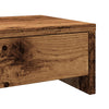 Näyttöteline laatikoilla vanha puu 100x27x15 cm tekninen puu