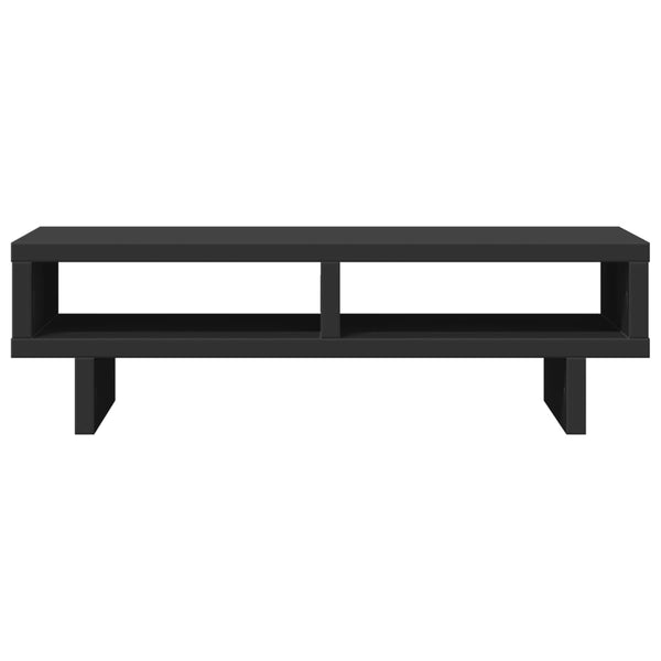Näyttöteline musta 50x27x15 cm tekninen puu