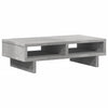 Näyttöteline betoninharmaa 50x27x15 cm tekninen puu