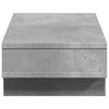 Näyttöteline betoninharmaa 50x27x15 cm tekninen puu