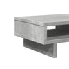 Näyttöteline betoninharmaa 50x27x15 cm tekninen puu