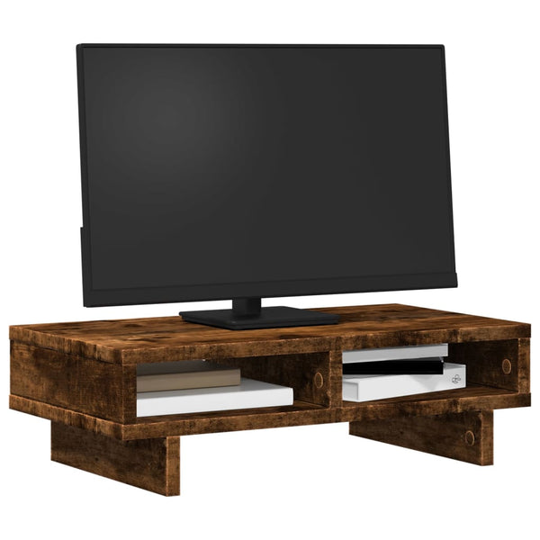 Näyttöteline savutammi 50x27x15 cm tekninen puu