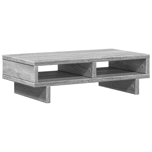 Näyttöteline harmaa Sonoma 50x27x15 cm tekninen puu