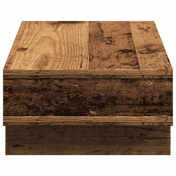 Näyttöteline vanha puu 50x27x15 cm tekninen puu