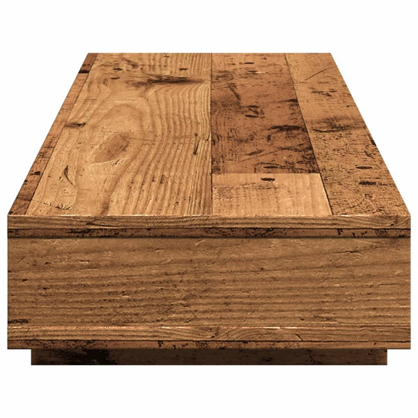 Vanhan puun näyttöteline 100x27x15 cm tekninen puu