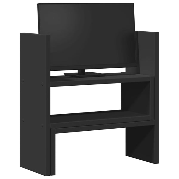 Pöytäjärjestäjä säädettävä musta 40x17x41 cm tekninen puu
