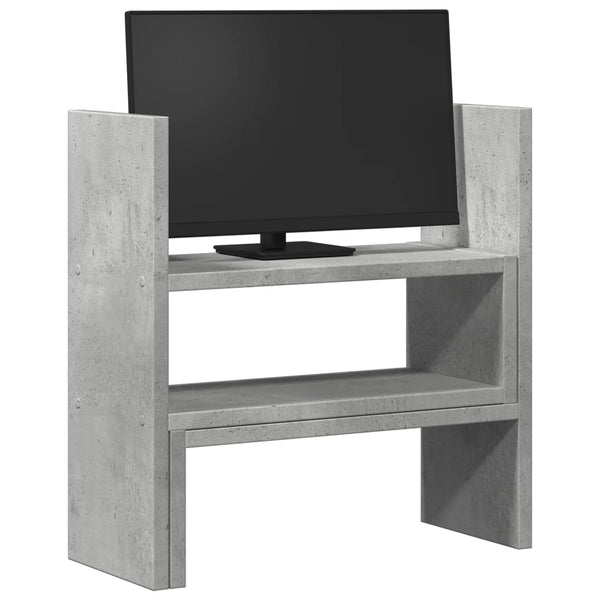 Pöytäjärjestäjä säädettävä betoninharm 40x17x41 cm tekninen puu