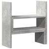 Pöytäjärjestäjä säädettävä betoninharm 40x17x41 cm tekninen puu
