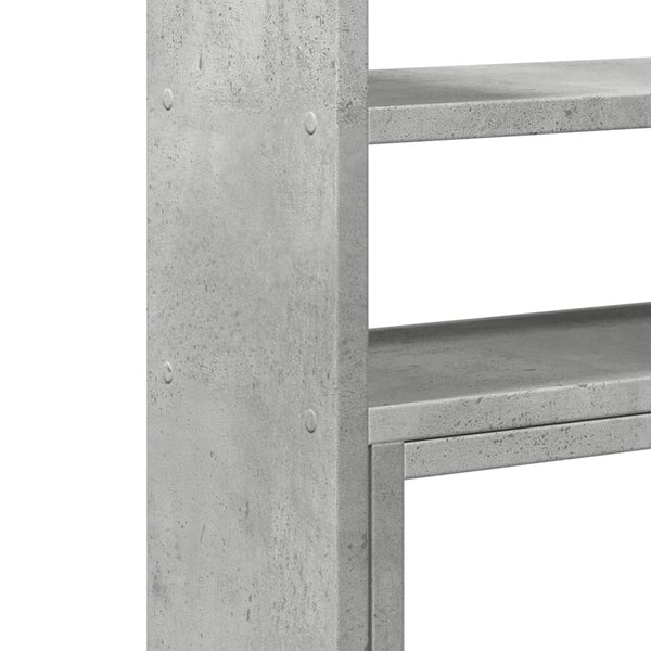 Pöytäjärjestäjä säädettävä betoninharm 40x17x41 cm tekninen puu