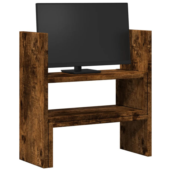 Pöytäjärjestäjä säädettävä savutammi 40x17x41 cm tekninen puu