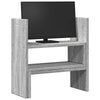 Pöytäjärjestäjä säädettävä harmaa 40x17x41 cm tekninen puu
