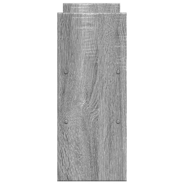 Pöytäjärjestäjä säädettävä harmaa 40x17x41 cm tekninen puu