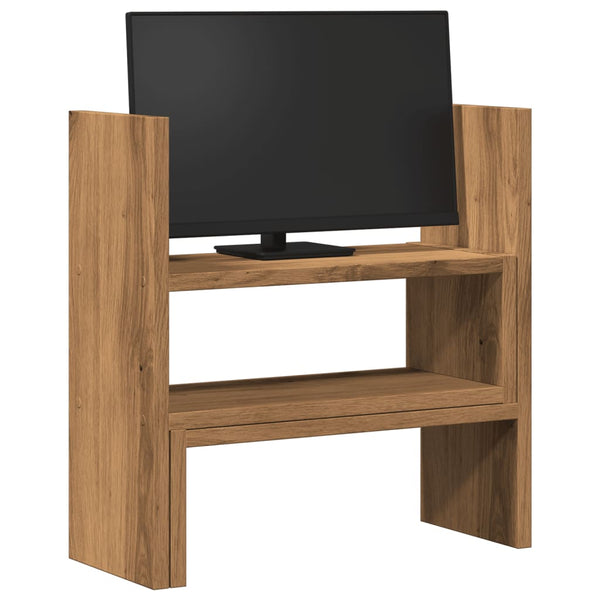 Pöytäjärjestäjä säädettävä tammi 40x17x41 cm tekninen puu