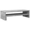 Näyttöteline betoninharmaa 54x22x15 cm tekninen puu