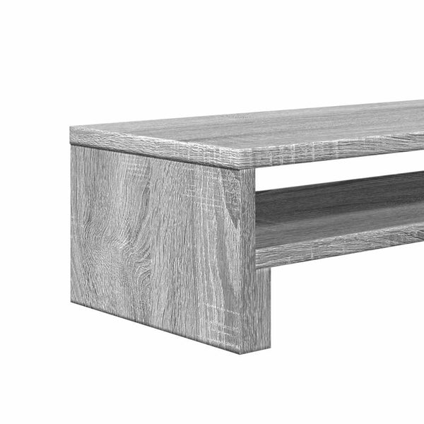 Näyttöteline harmaa Sonoma 54x22x15 cm tekninen puu