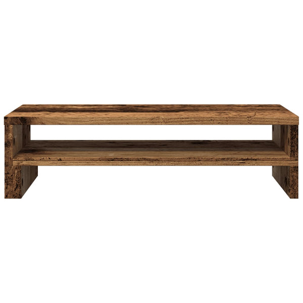 Näyttöteline vanha puu 54x22x15 cm tekninen puu