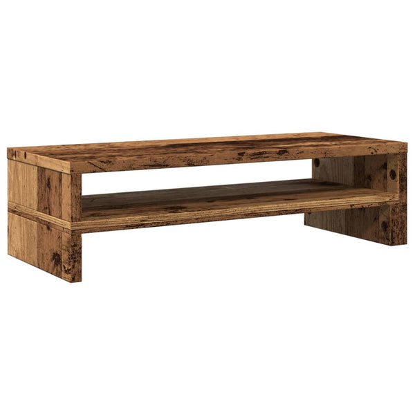 Näyttöteline vanha puu 54x22x15 cm tekninen puu