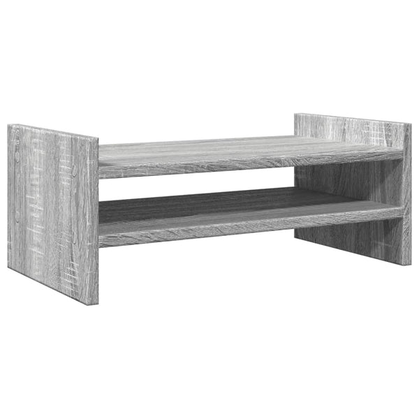 Näyttöteline harmaa Sonoma 50x27x20 cm tekninen puu