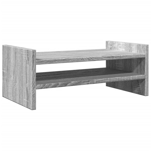 Näyttöteline harmaa Sonoma 50x27x20 cm tekninen puu