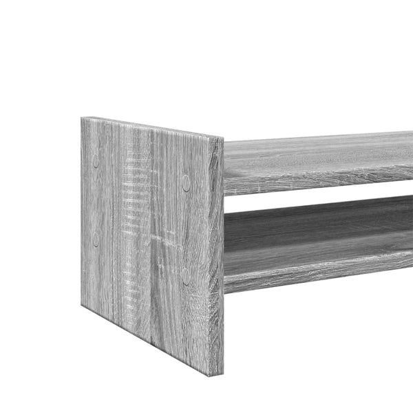 Näyttöteline harmaa Sonoma 50x27x20 cm tekninen puu