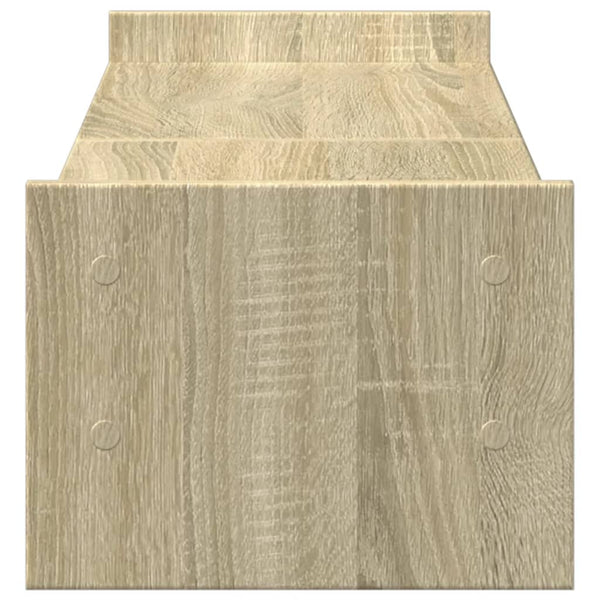 Näyttöteline Sonoma-tammi 100x27x20 cm tekninen puu