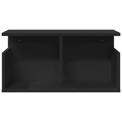 Seinäkaappi 60x20x30 cm musta tekninen puu
