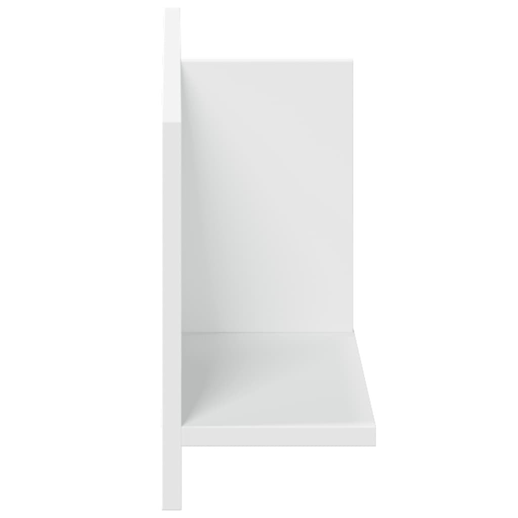Valkoinen seinäkaappi Nelo 70x16,5x30cm (puinen)