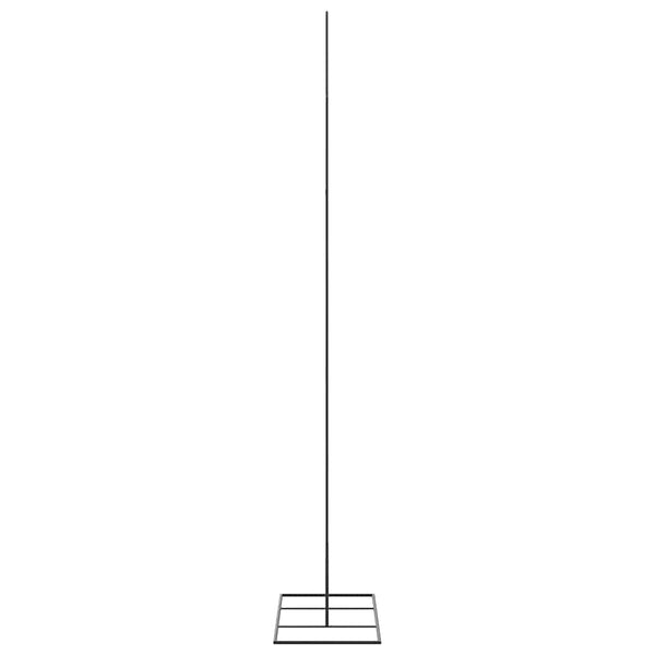 Metallinen joulukuusi koristeeksi musta 180 cm